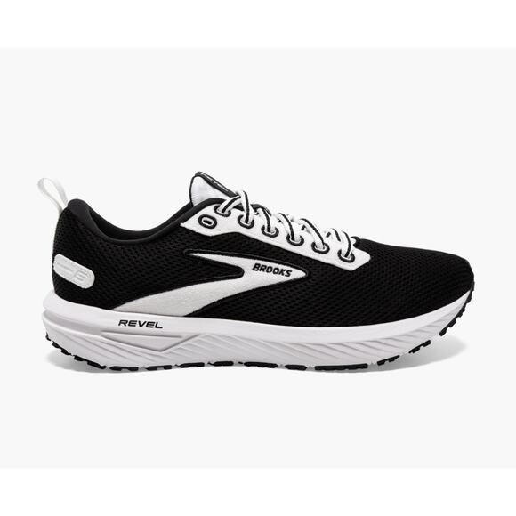 NEW Brooks Revel 6 Black White Running Shoes 1103981D087 Men’s Size 11.5 main image 4